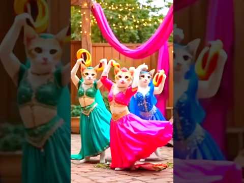 Cat Dancing Video 💃💕 #cats #catdance #dancevideo