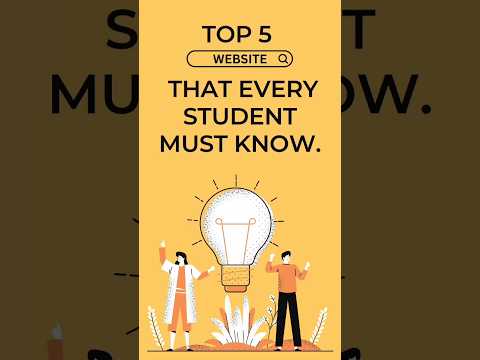 Top 5 Websites that every Student must know #shorts #college #students #website #college student