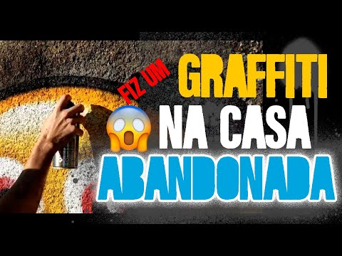 #graffiti #art #subscribe   FIZ UM GRAFFITI NO MURO DE UMA CASA ABANDONADA