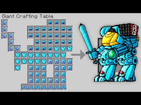 Minecraft, But Every Mob is a Robot!