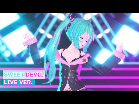Sweet Devil feat. Hatsune Miku - Hachioji-P | Live version | MikuMikuDance (MMD)