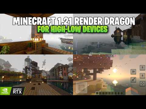 Best Realistic Shaders for MCPE 1.21+ | No Lag + Render Dragon Support