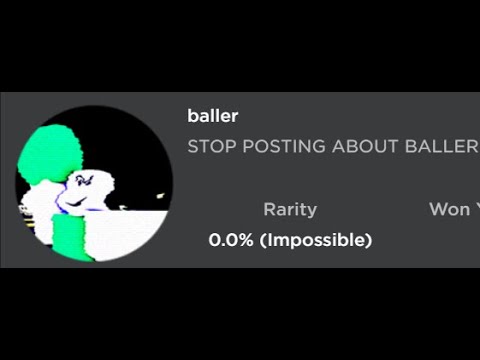 How to get the baller badge (Obunga)