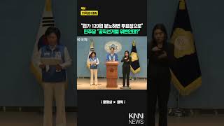 "원가 120원 분노하면 투표장으로" 민주당 "공직선거법 위반인데?"/ KNN