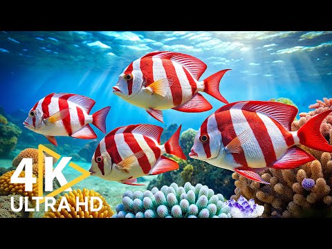 [NEW] 3HR Stunning 4K Underwater Footage-Rare & Colorful Sea Life Video, Sleep Meditation Music #2