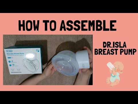How to Assemble _ Dr.Isla Wearable Breast Pump : Model EB29