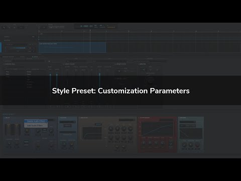 Style Preset: Customization Parameters