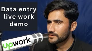 Data Entry Live Work Demo for Beginners | Make Money Online | Typing Job
