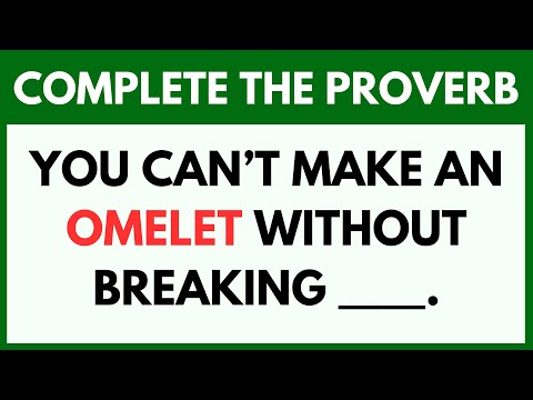 Test Your Brain with 30 Classic Proverbs – Can You Win?