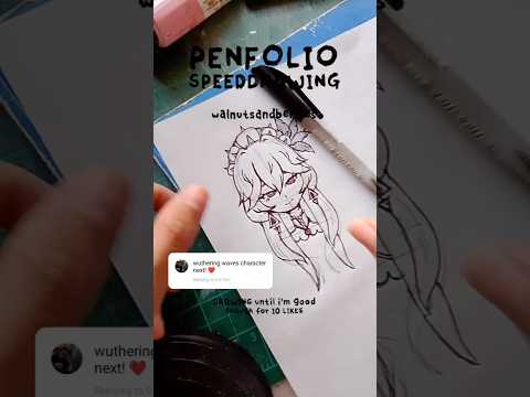 #wutheringwaves #wuwa #cantarella #speedpainting #speeddrawing #artprocess #speedart #ballpenart