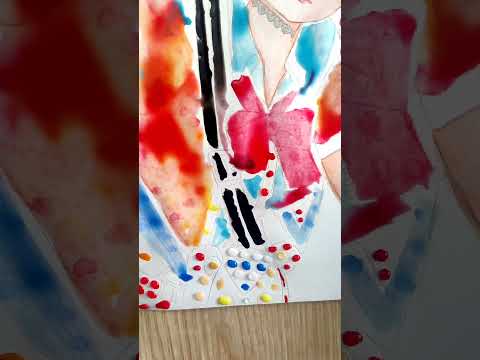 Uehara Himari from BanG dream!.....pt 2 #shorts #semirealistic #speedpaint #bangdream #nekoco