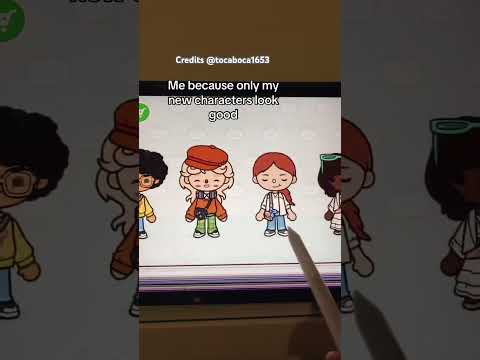This is how I used to make my characters and this is how my characters looks like now 🥰 beautiful