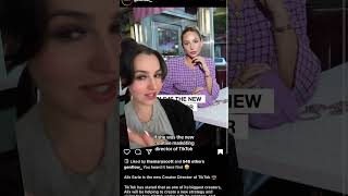 Do you think this is real? #alixearle #creatordirector #tiktoknews #socialmediamarketing #ugctips #j