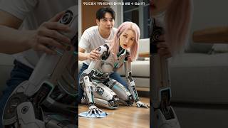 😡 청소하는 휴머노이드를 방해하면 생기는일 #로봇 #robot #aiart #humanoid #ai그림