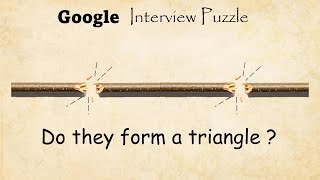 GOOGLE Interview Question || A Probability Puzzle || Hard Logic Puzzle