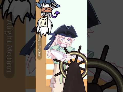 Sailor song!🌊⛵ Fake collab with @FelixandHarold #gacha #animation #fakecollab #shorts