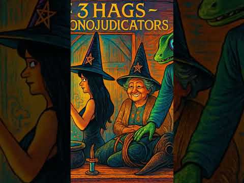 The 3 Hags - Chronojudicators (#surfmusic #gothicrock #TrabS #aimusicvideo #shorts)