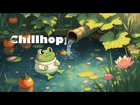 Frog’s Lo Fi Café ☕ Jazz Beats for Study & Relax