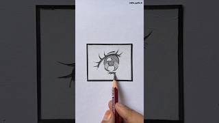 Beautiful anime aye drawing easy #shorts