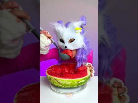 Watermelon + Cat = Unexpected Love! 🍉🐱💞