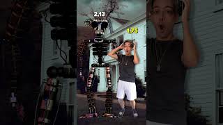 FNAF 🐻 Altura dos PERSONAGENS de THE JOY OF CREATION! #shorts