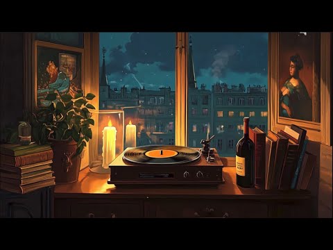 vintage oldies playing in another room on a 1940's city night