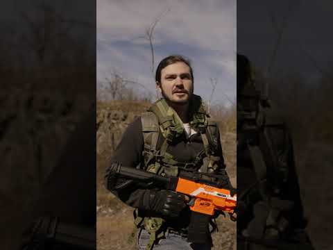 Nerf War: The Hunt for Monster Pac-Man #shorts
