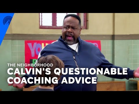 The Neighborhood | Calvin Coaches Grover To Be Physical on the Court (S2, E18) | Paramount+