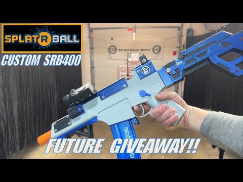 Demo-Future Giveaway! SPLATRBALL SRB400 (TOY!) Gel Ball Blaster - "Futuristic" Style!
