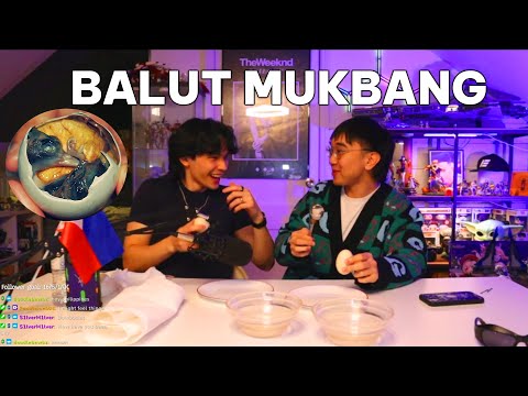 TWO FILIPINOS TRY BALUT