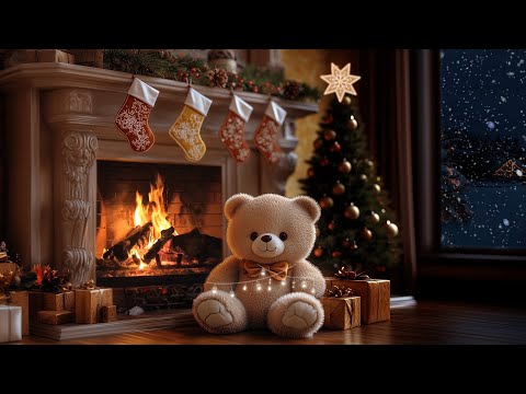 Beautiful Christmas Music 🎄 Relaxing Christmas Ambience ~ Cozy Christmas Fireplace