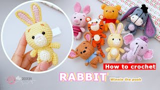 How to Crochet Rabbit | Step-by-Step Amigurumi Tutorial | Winnie the Pooh and friends