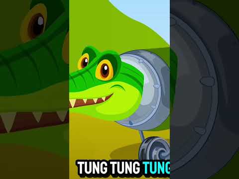 Tung Tung Tung Sahur Song Italian Brainrot Trend! BENJIxScarlett Animated Music Video 🎶