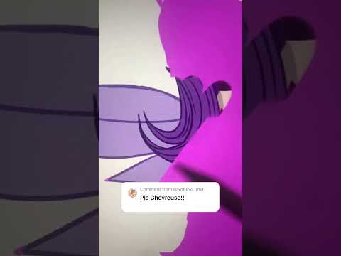 Here is Chevreuse! As a winx fairy⚡️💜 #genshinimpact #drawing #winxclub