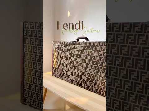 古董分享 ｜ #Fendi suitcase 芬迪 #中古行李箱 ｜ #香港中古店 #探店