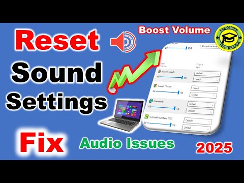 Fix Audio Issues | Reset Sound Settings on Windows 10