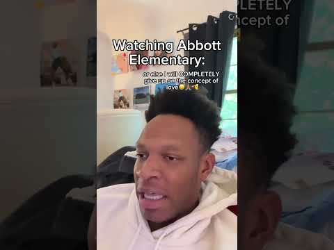 Watching Abbott Elementary #relatable #abbottelementary #watch