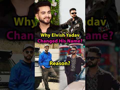 Why Elvish Yadav Changed His Name? #elvishyadav ​#system #elvish #actor