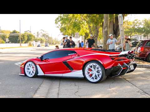 RETURN OF Winter Park Cars & Coffee | Pull outs, burnouts & BIG FLYBYS!! | March 2025 #carsandcoffee