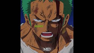 "Nothing Happened" - Roronoa Zoro [One Piece]