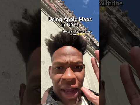 Using Apple Maps in NYC #relatable #nyc #maps