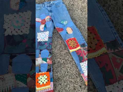 Sweet magnolia jeans 👖 🌺 #fashion #fashionsewing #outfitideas #ootdfashion #crochet