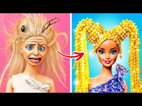AHAHA😂 FUNNY MAKEOVER ✨ Barbie-Inspired Transformations You Have to See by DrawPaw