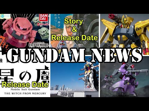 February Gunpla Schedule, Gundam Witch & Cucuruz News, Gundam Café Closes, And More [Gundam News]