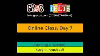 IELTS Days 07  Listening 02 Section 01