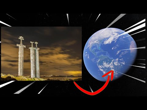 OMG ...! The three bronze swords  Found on Google Earth  #discoverearth #googleearth #google #lucy