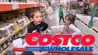 どこの家庭も子連れCOSTCOはカオス😂　国際結婚 /日仏家族/フランス/国際ファミリー/海外移住/海外生活/海外に住む日本人/日仏ファミリー/vlog/日仏夫婦/日常
