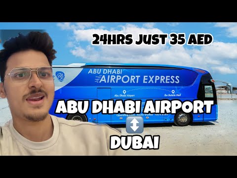 How to Travel from Abu Dhabi Airport to Dubai for Just 35 AED! 🇦🇪 #AbuDhabi #Dubai #BudgetTravel