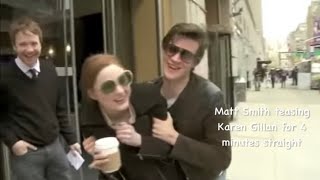 Matt Smith Teasing Karen Gillan For 4 (Almost 5) Minutes Straight