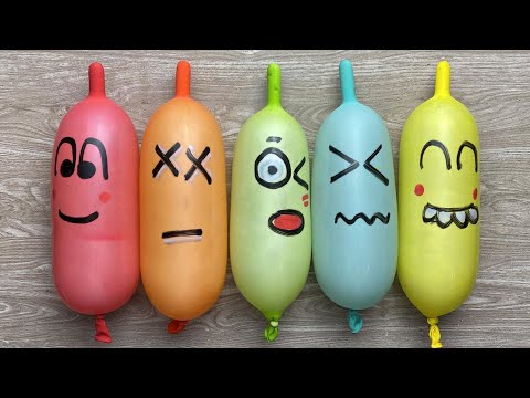 BALLOONS Slime! Making Slime with Funny Balloons - Satisfying Slime video